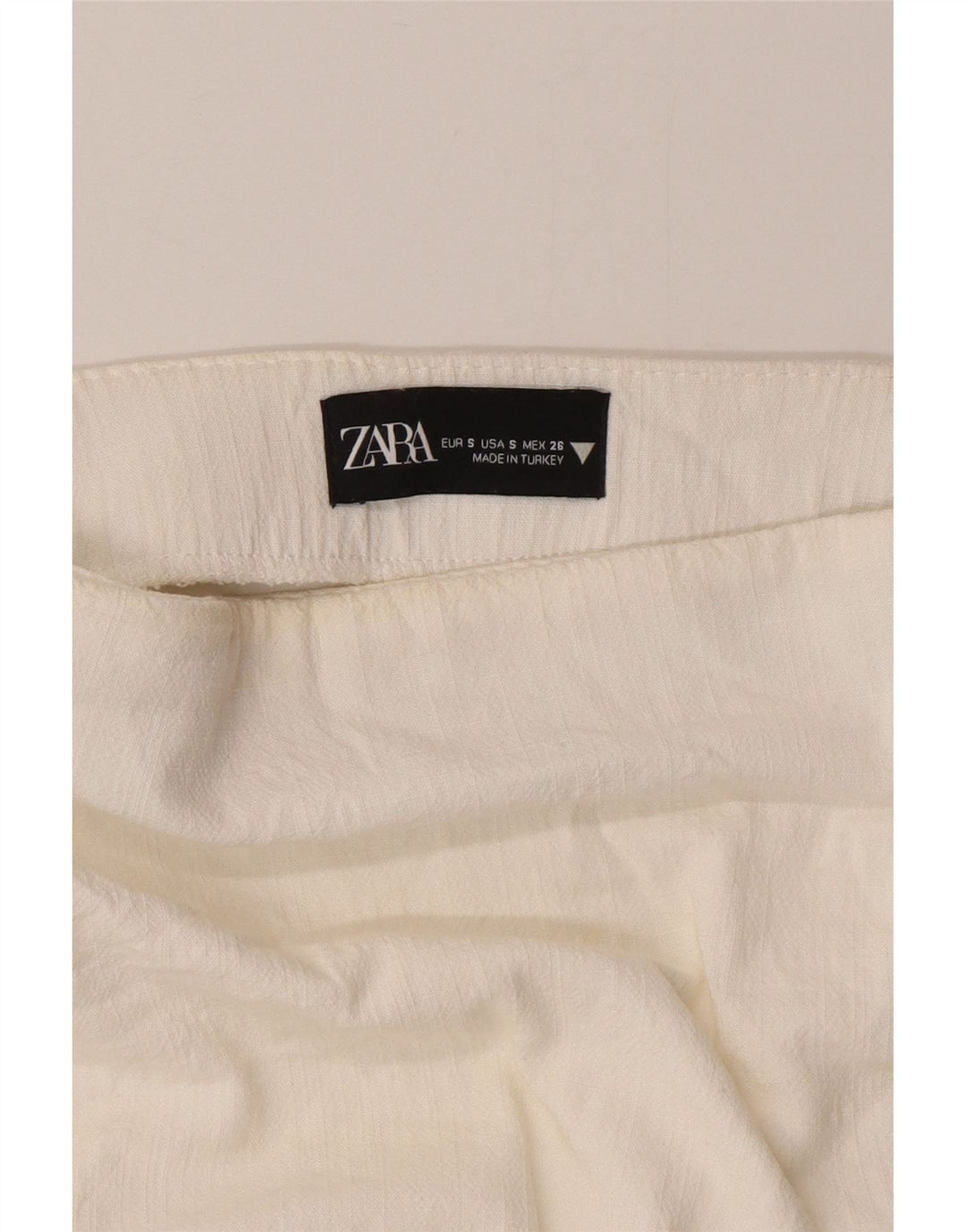 Spódnica damska Zara Mini kopertowa mała W26 biała