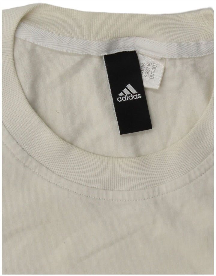 Koszulka męska ADIDAS, średnia biel