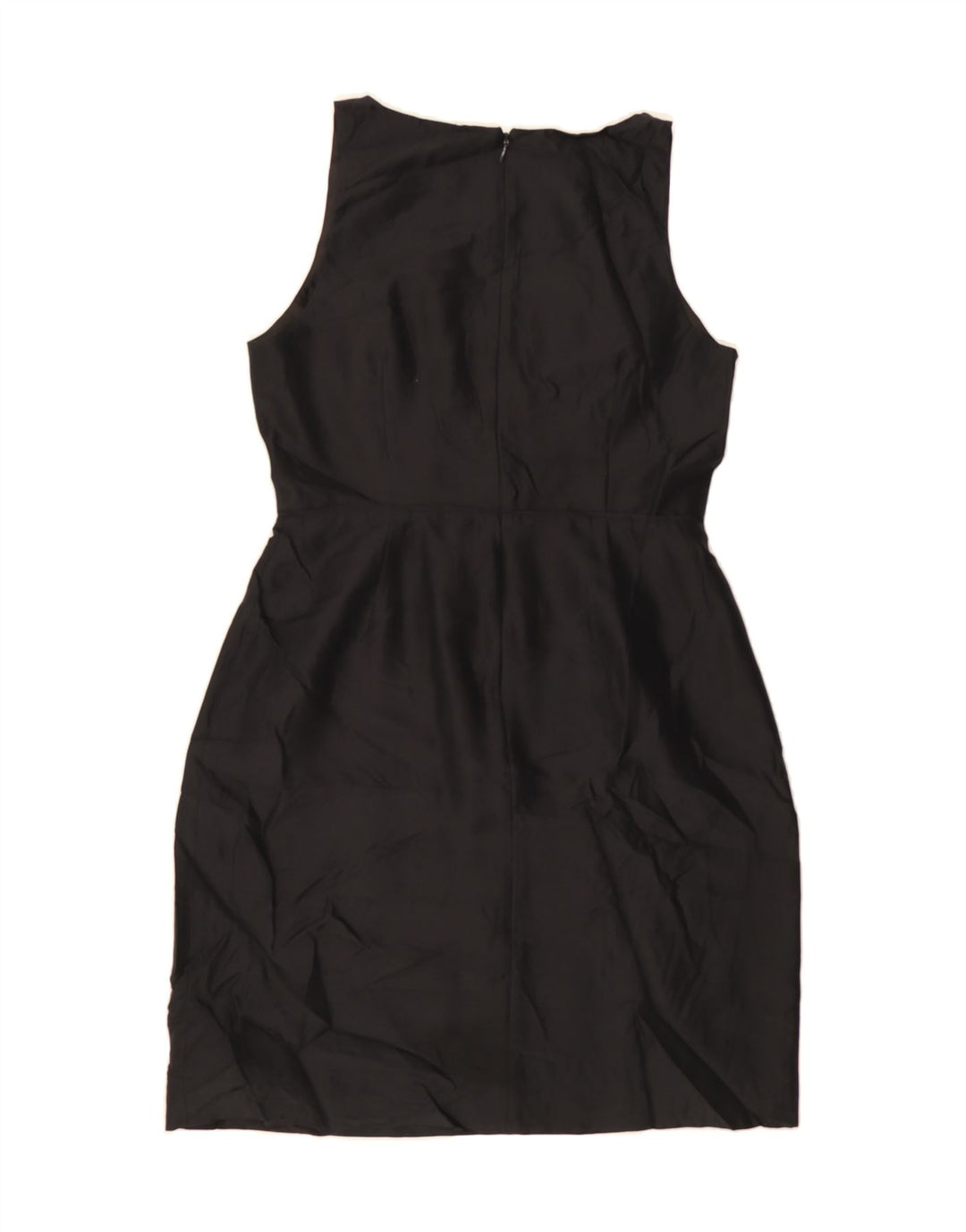J. CREW Womens Sleeveless Sheath Dress US 10 Large Black Silk Vintage J. Crew and Second-Hand J. Crew from Messina Hembry 