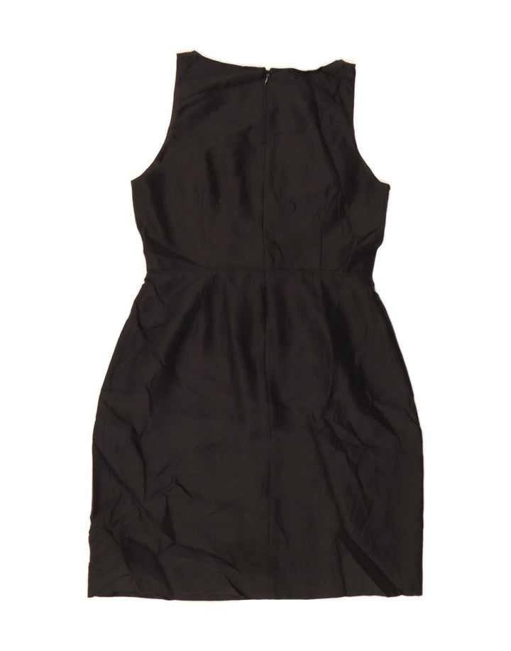 J. CREW Womens Sleeveless Sheath Dress US 10 Large Black Silk Vintage J. Crew and Second-Hand J. Crew from Messina Hembry 