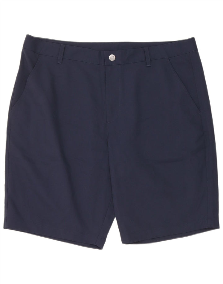 Męskie spodenki Chino Puma W36, duże, granatowe, poliestrowe