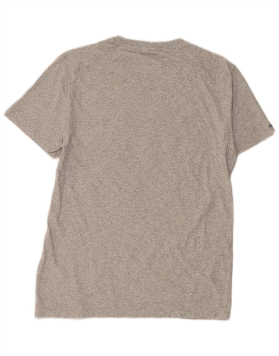 Męski T-shirt z grafiką Superdry, duży, szary, bawełniany