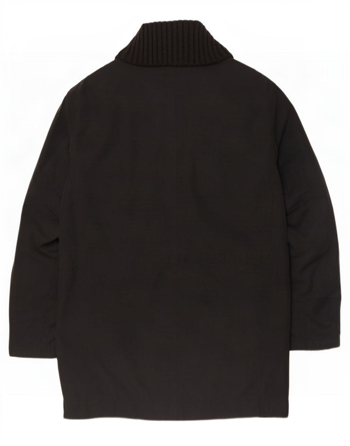 Płaszcz męski Hugo Boss UK 42 XL, czarny poliester