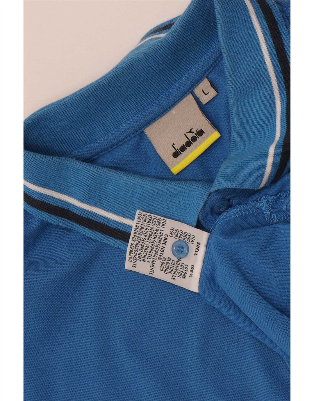Męska koszulka polo Diadora, duża, niebieska, bawełniana