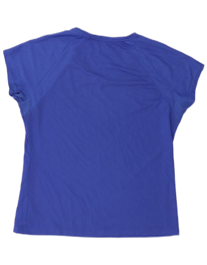 T-shirt damski Reebok Top UK 16, duży, niebieski, poliester