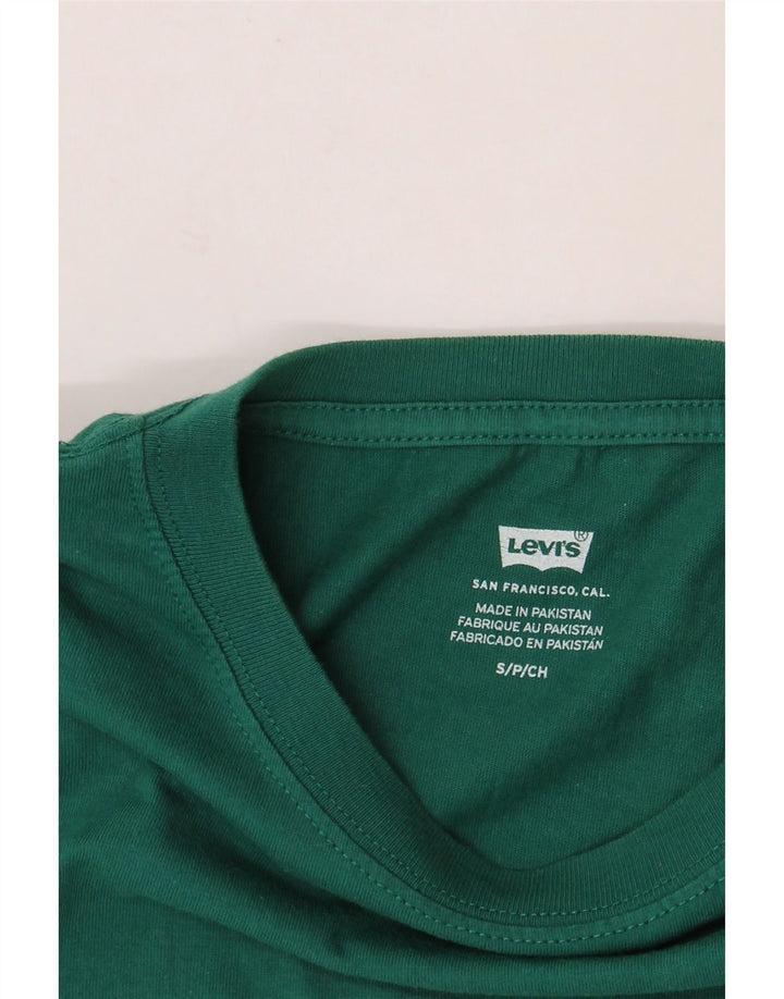 Damska koszulka LEVI'S Crop Graphic Top UK 10, mała, wielobarwna