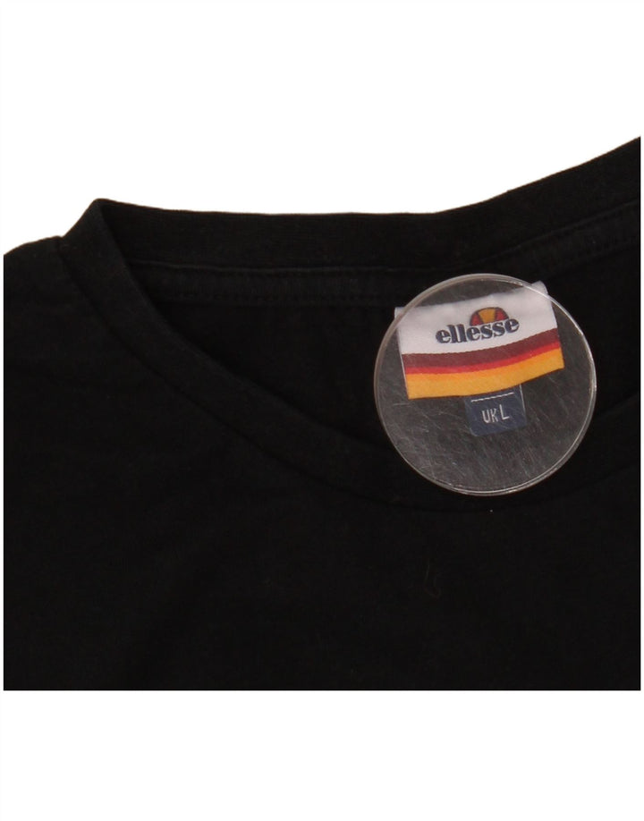 Koszulka męska Ellesse, duża, czarna