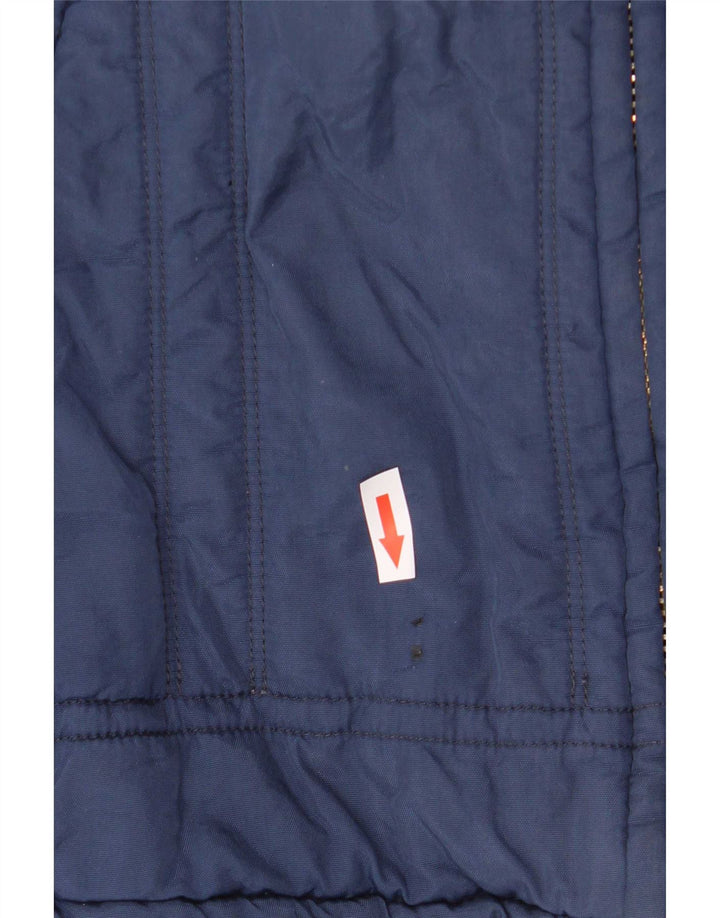 Męska kurtka bomber z kapturem Diesel UK 42 XL Niebieski nylon