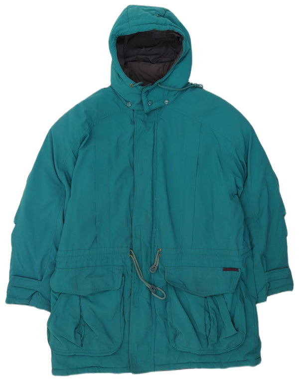 Męski wiatrówka z kapturem Valmeline UK 42 XL Niebieski nylon