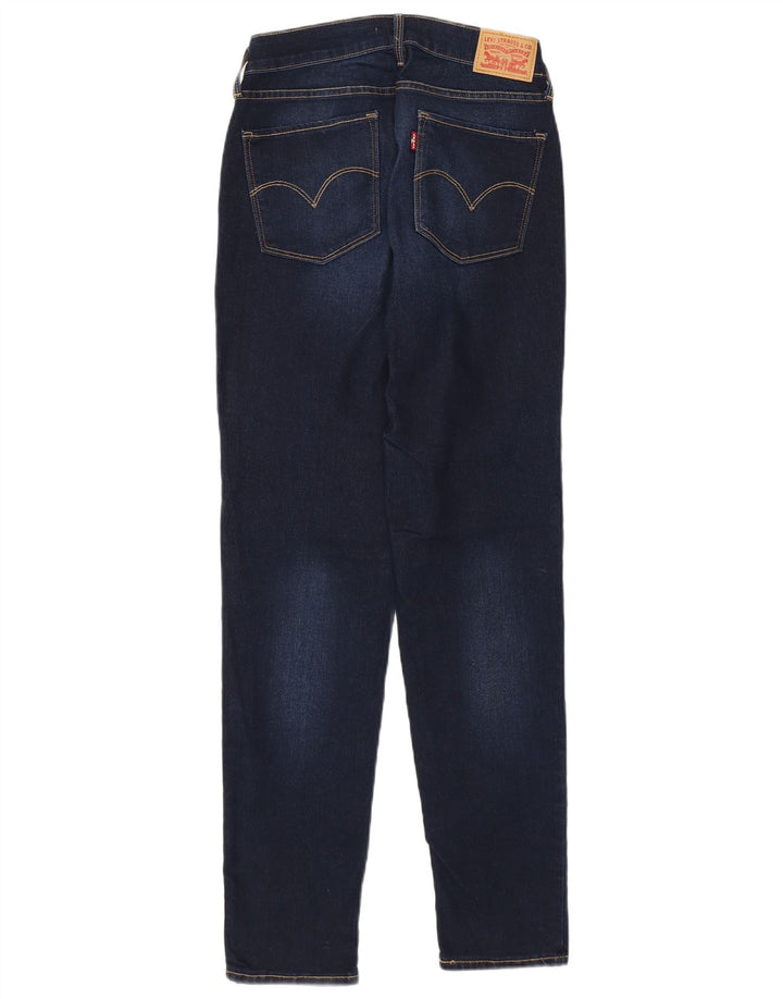 Damskie dżinsy rurki Levi's Curvy Fit W29 L29 Niebieskie bawełniane klasyczne