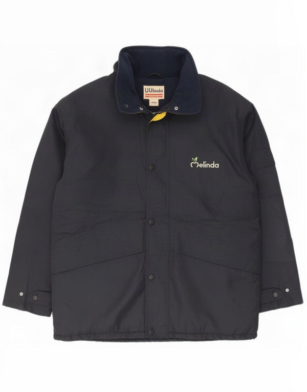 Męska kurtka wiatrówka Vintage UK 42 XL Granatowy poliester