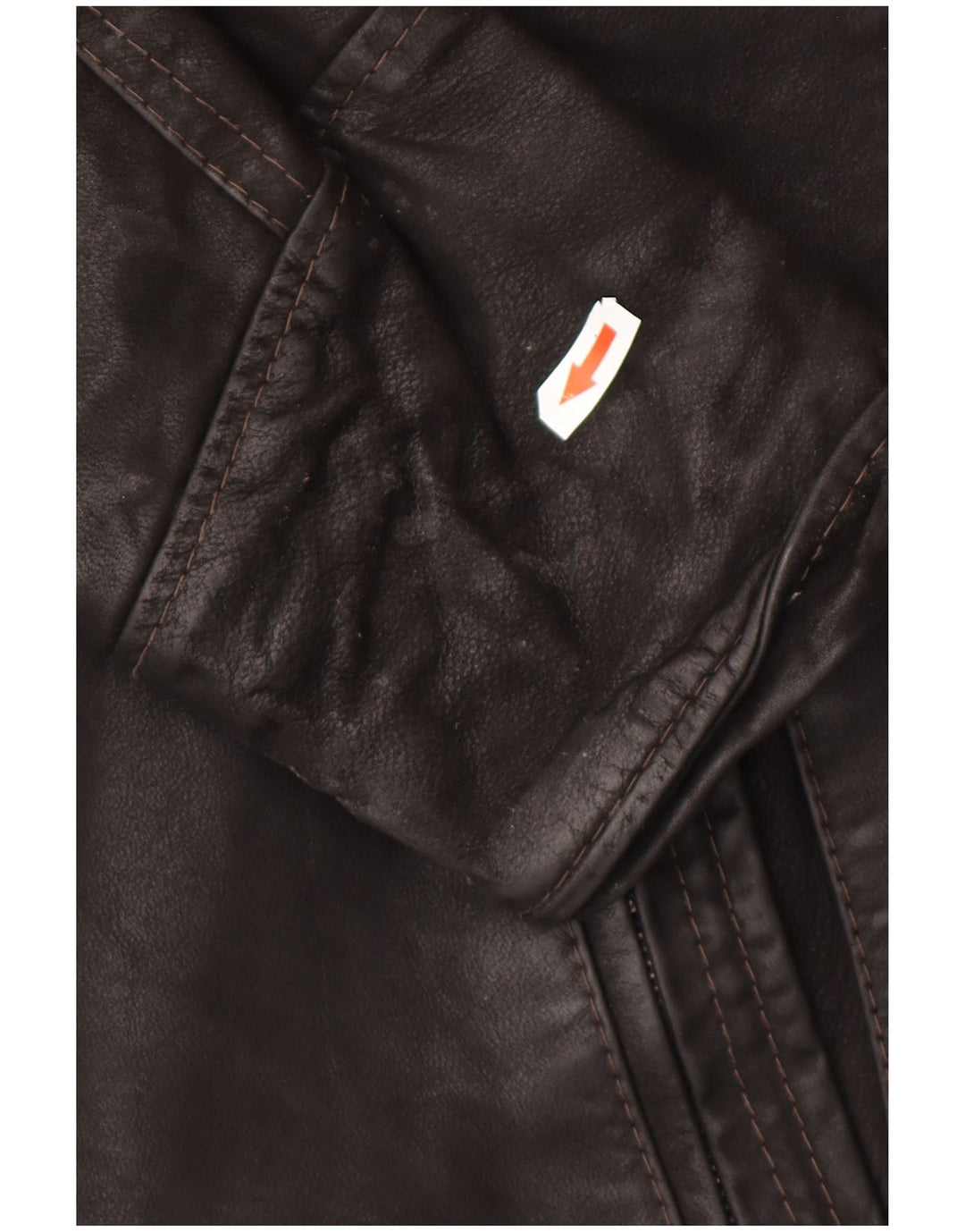 Vintage męska skórzana kurtka IT 52 XL czarna