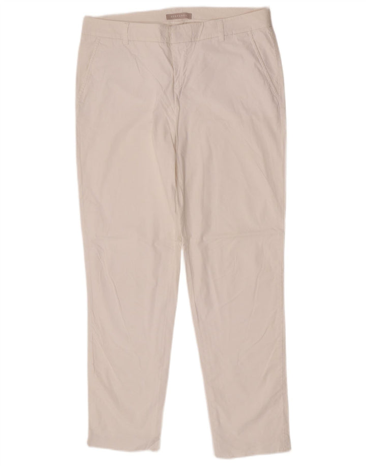 Spodnie damskie Stefanel Slim Chino EU 40 Medium W42 L29 Białe