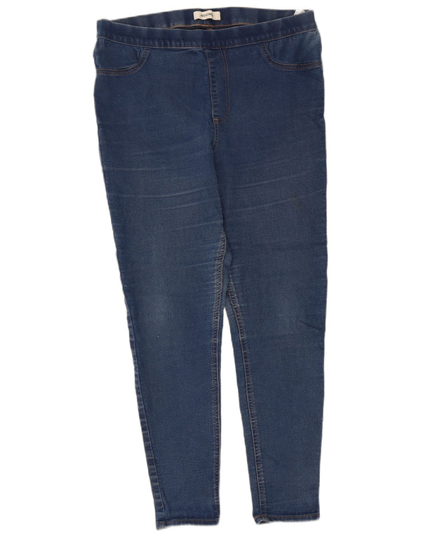 Marks & Spencer Damskie dżinsy Jegging UK 16, duże, W34 L26, niebieska bawełna
