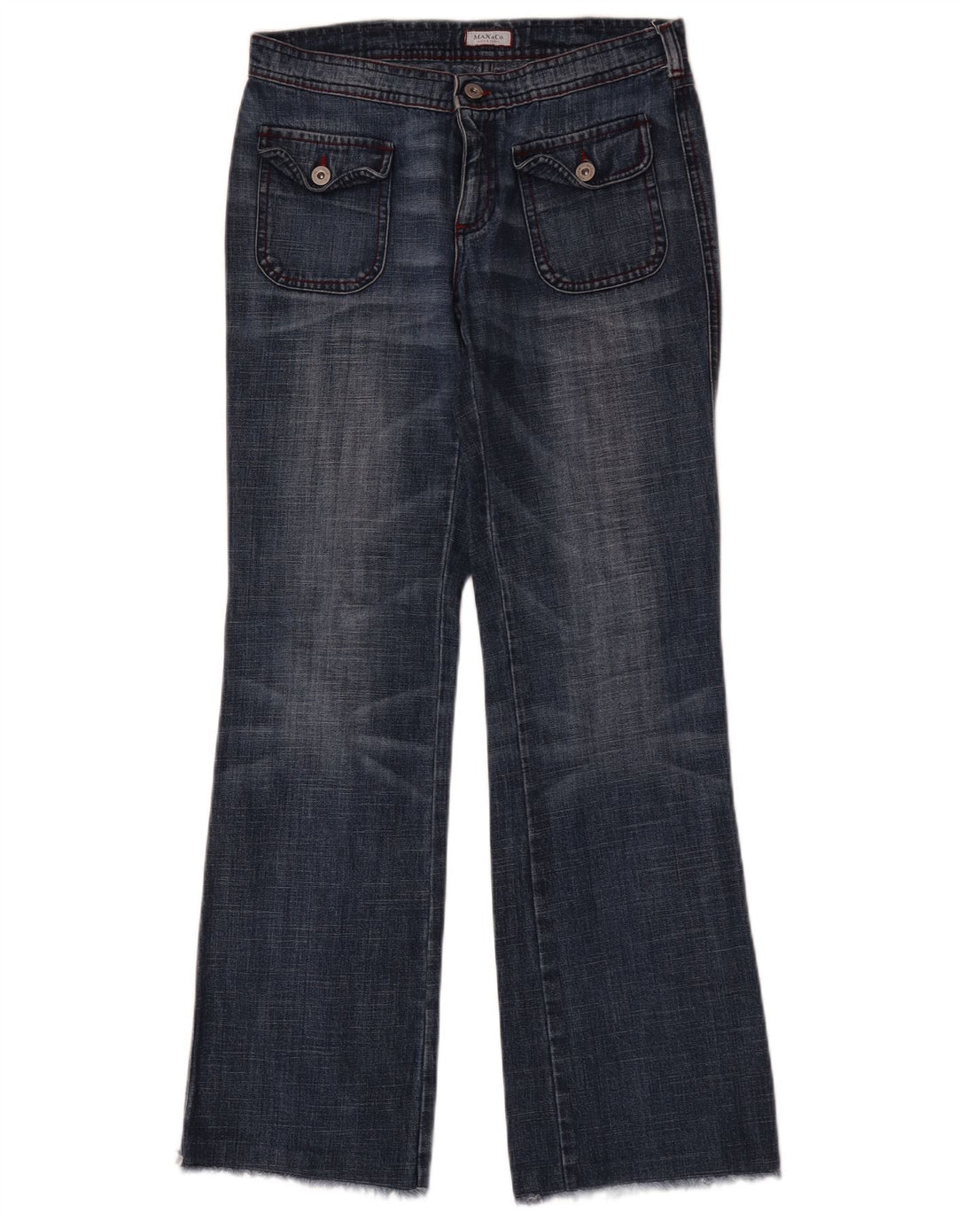 Damskie jeansy rozkloszowane Max & Co. IT 42 Medium W30 L32 Niebieskie, bawełniane