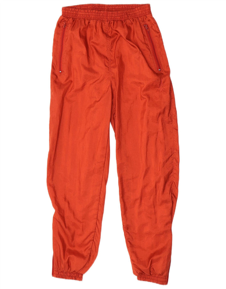 Męskie spodnie dresowe VINTAGE Joggery Średni pomarańczowy nylon