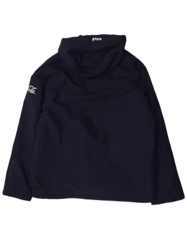Męska kurtka wiatrówka z kapturem Helly Hansen UK 42 XL Granatowy poliester