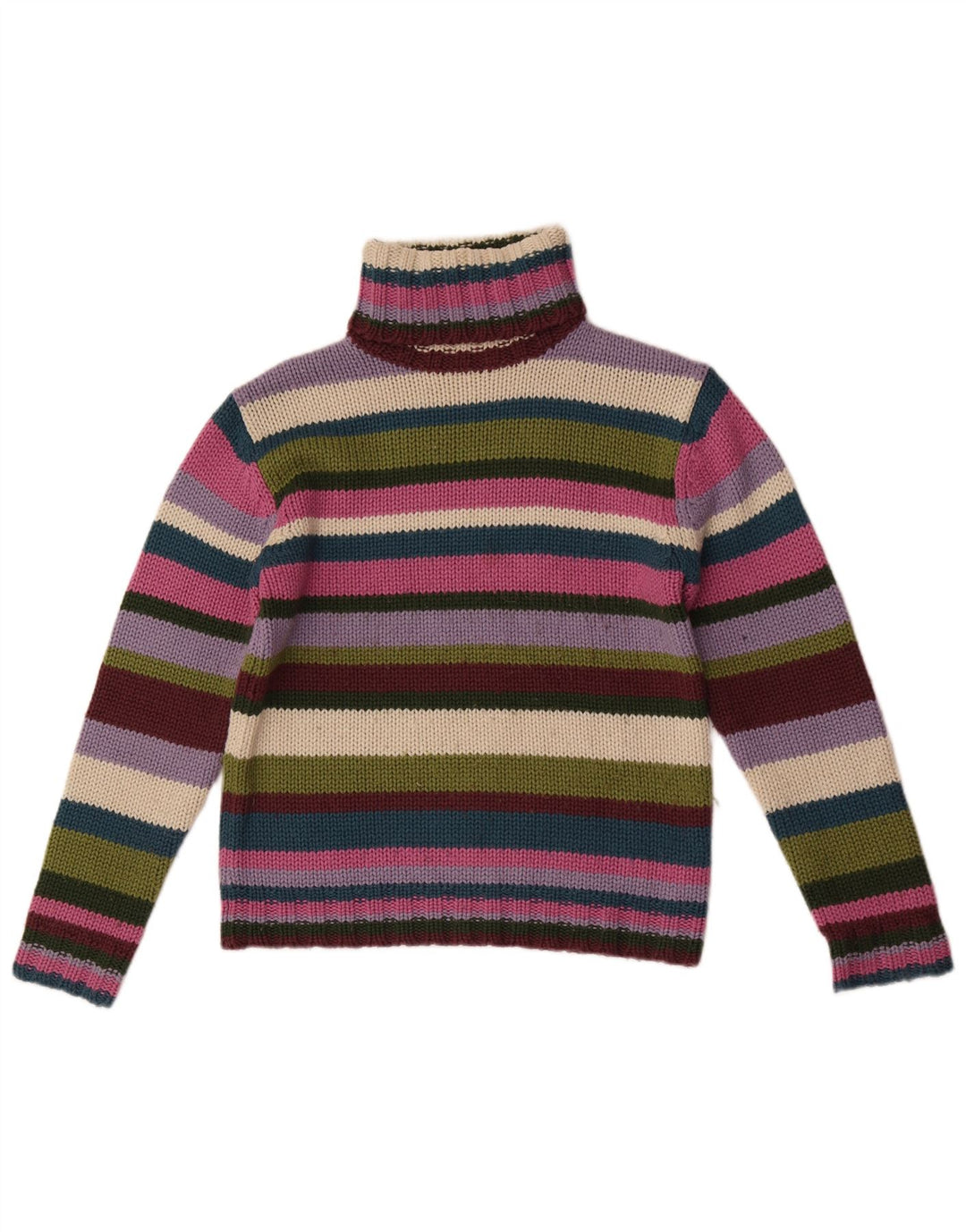 Sweter damski Zara Trafaluc z wywijanym dekoltem, UK 14, duży, wielokolorowy