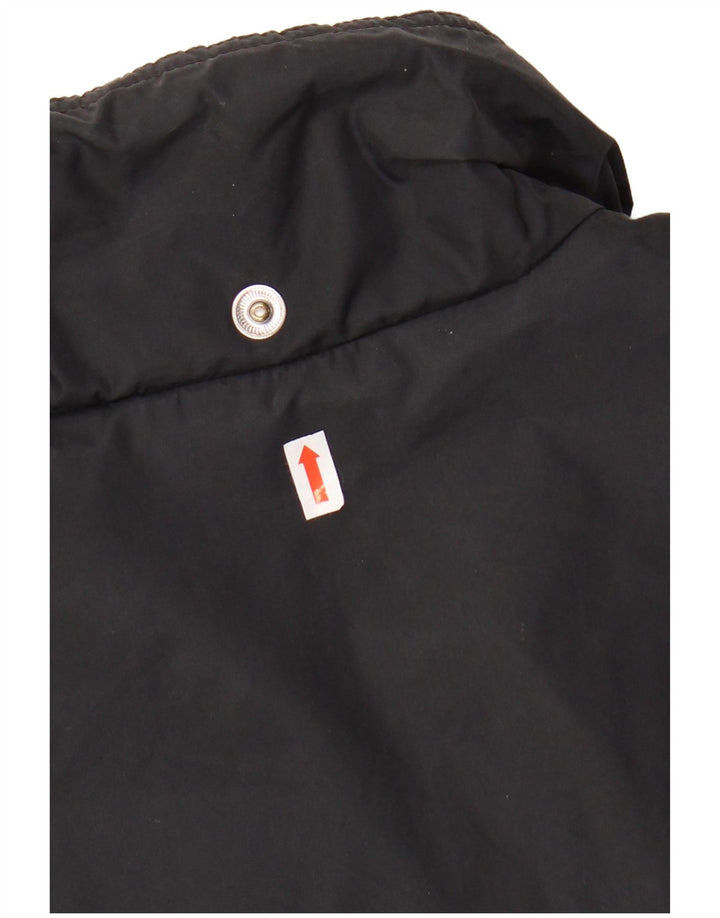 Męski płaszcz wiatrówkowy Adidas Graphic UK 38/40 Średni czarny poliamid