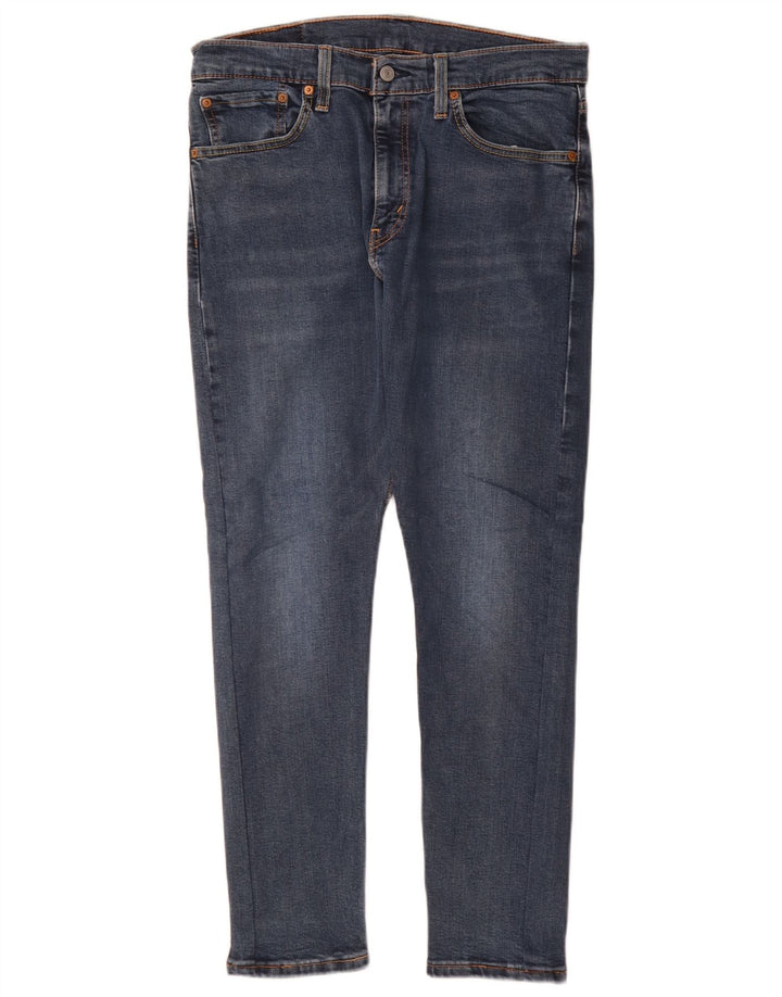 Damskie jeansy Levi's 512 Slim Tapered W32 L30 Niebieska bawełna