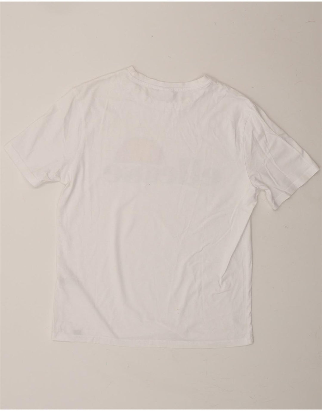 ELLESSE Mens Graphic T-Shirt Top Medium White Cotton Vintage Ellesse and Second-Hand Ellesse from Messina Hembry 