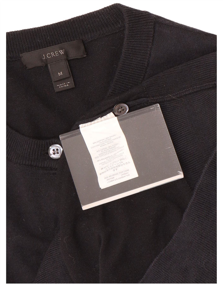 Sweter damski J. Crew Crop Cardigan UK 12, średni granatowy, bawełniany