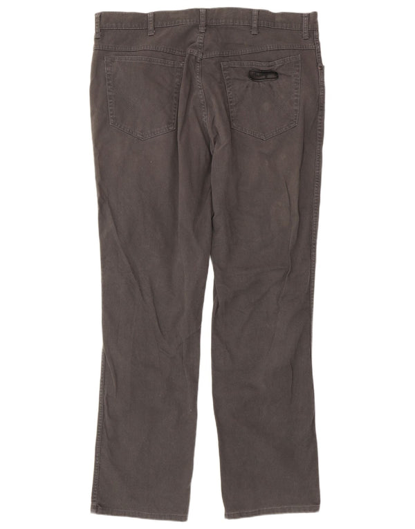 Męskie spodnie codzienne Wrangler Texas Stretch Straight W40 L34 Szara bawełna