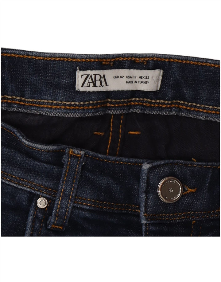 Jeansy męskie Zara Slim EU 42 Large W32 L26 Niebieskie