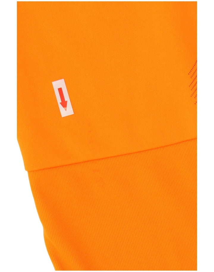 Męskie spodnie dresowe ADIDAS Climalite XL, poliester w kolorze pomarańczowym
