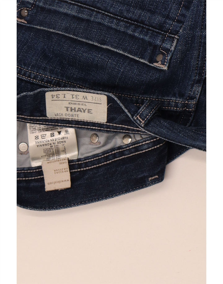 Męskie jeansy Diesel Thaye Slim W31 L34 Niebieskie bawełniane