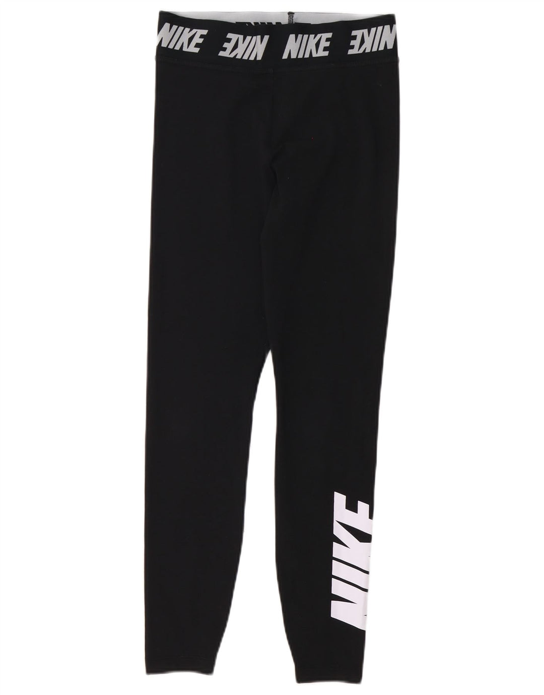 Damskie legginsy Nike Graphic UK 8, małe, czarne, bawełniane