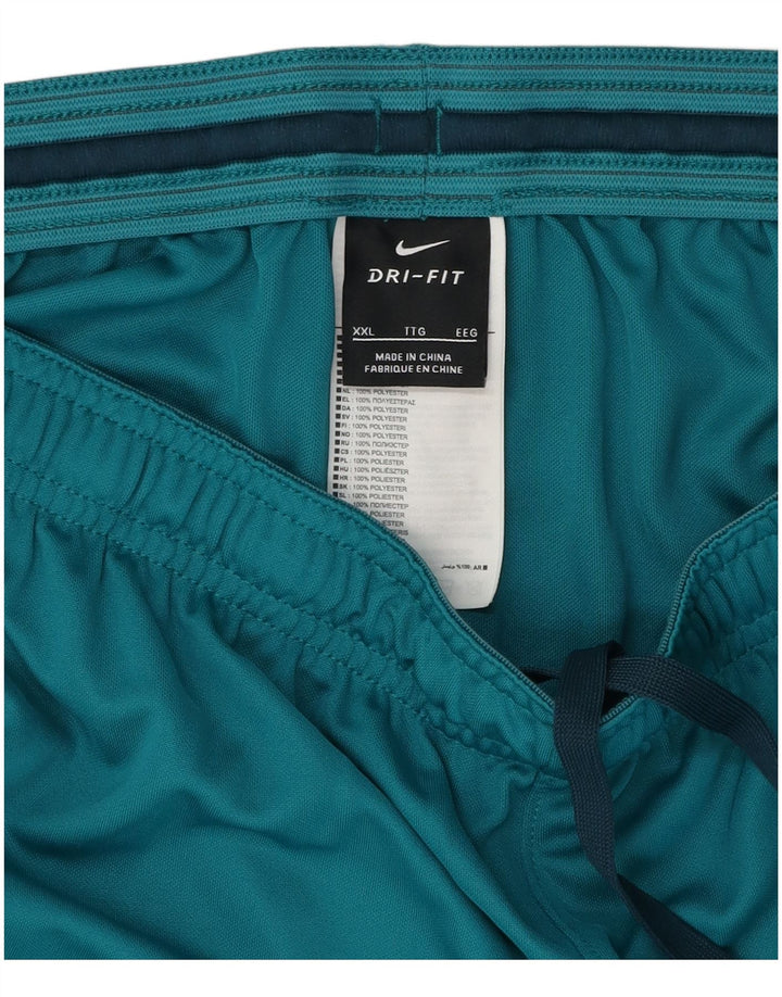 Męskie spodenki sportowe Nike Dri Fit Graphic 2XL Niebieski poliester