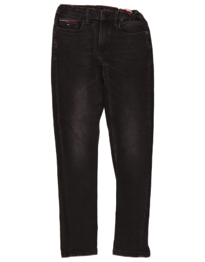 Dżinsy chłopięce Tommy Hilfiger Slim 11-12 lat W28 L28 Czarna bawełna