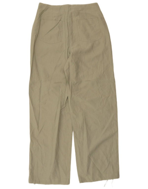 Spodnie damskie Marks & Spencer Straight Chino UK 10 Small W30 L31 Khaki