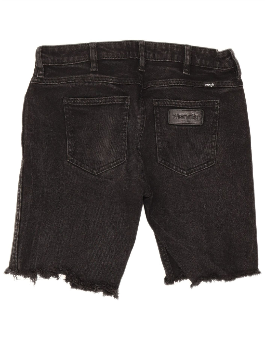 Damskie spodenki jeansowe Wrangler w trudnej sytuacji W30, średnia czarna bawełna