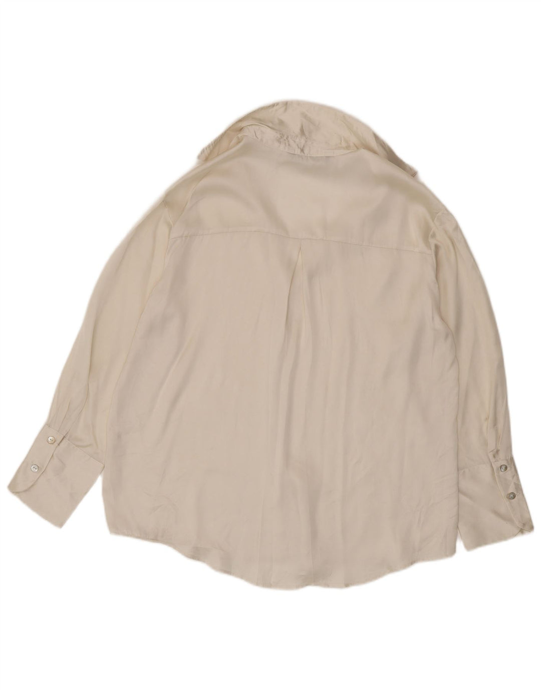 Damska bluzka koszulowa oversize Zara UK 14, średnia biel