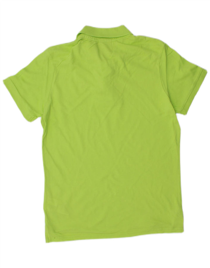 Męska koszulka polo DIADORA, mała, zielona, bawełniana