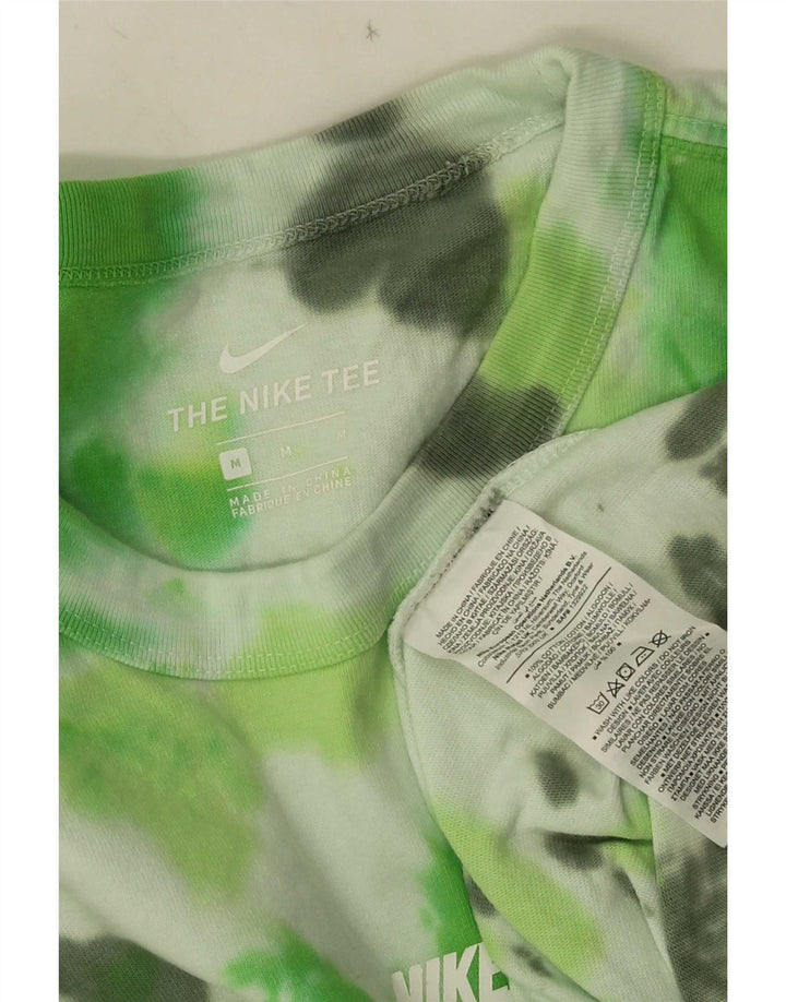 T-shirt męski Nike, bawełniany, średni zielony Tie Dye