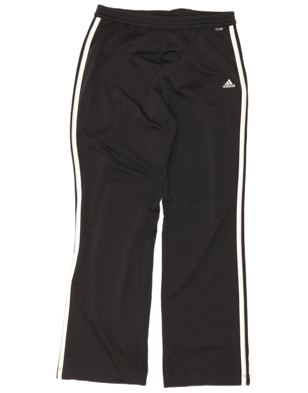 Damskie spodnie dresowe Adidas Regular UK 14 Medium Black Sports