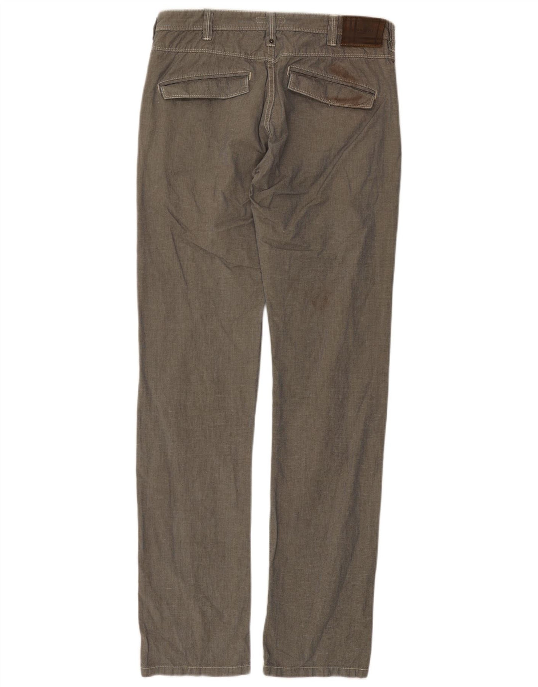 Męskie proste spodnie chino Burberry W32 L34 szare