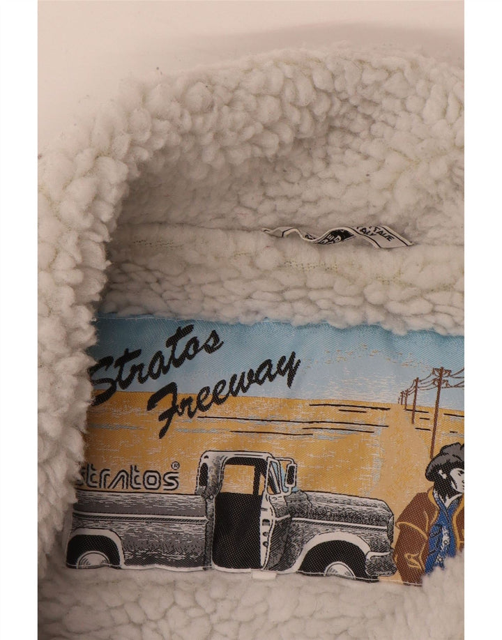 Męska kurtka dżinsowa Sherpa STRATOS UK 42 XL, niebieska bawełna