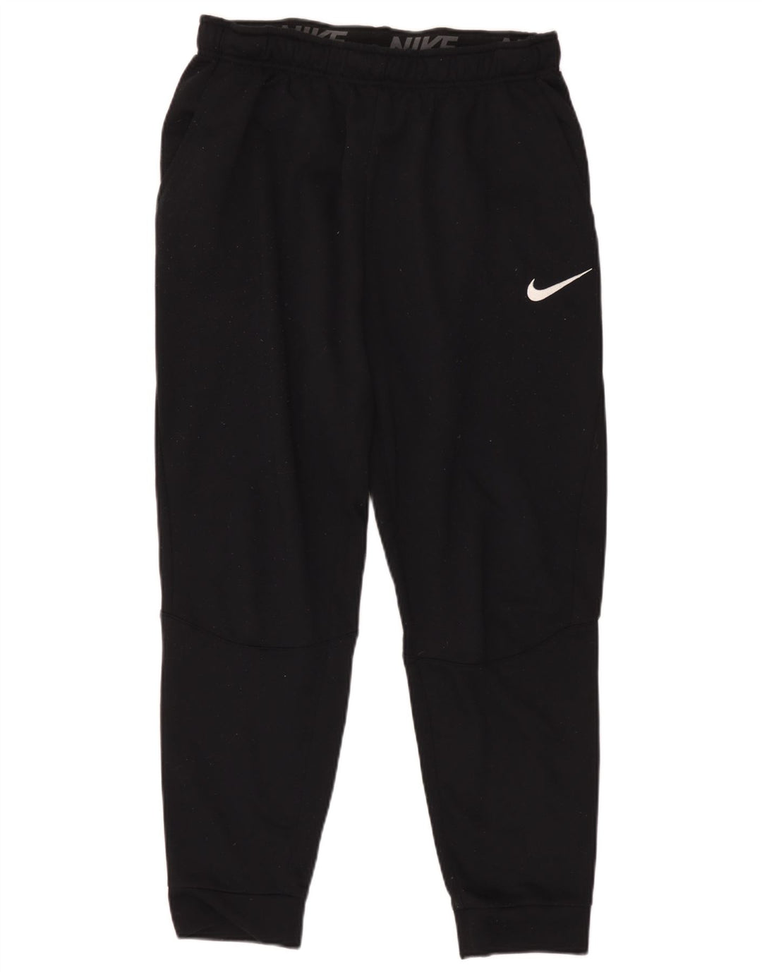 Męskie spodnie dresowe Nike Dri Fit, duże, czarne, poliestrowe