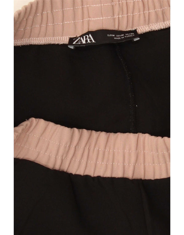 Damskie spodnie dresowe Zara Joggers UK 12 Medium Black Colorblock