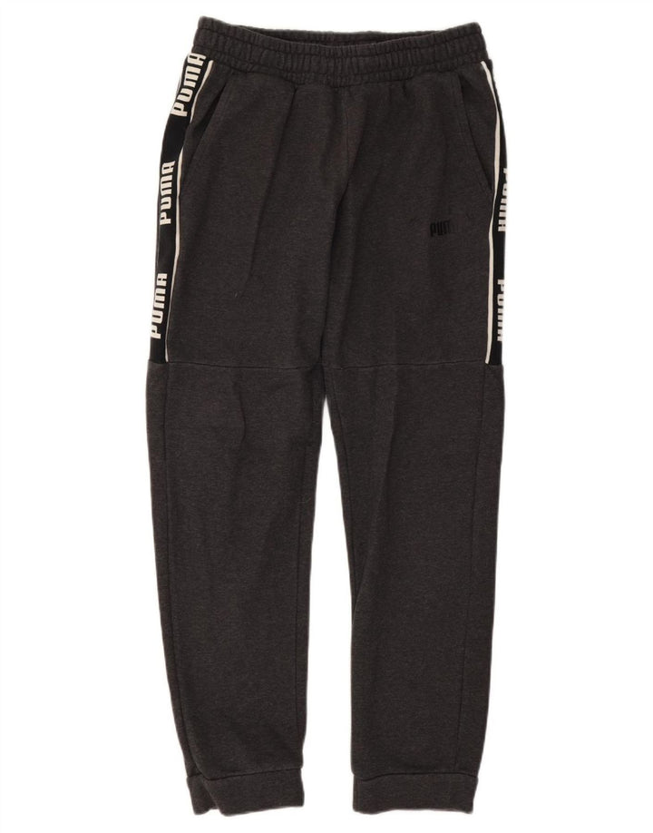 Męskie spodnie dresowe Puma Joggers, średnioszare, bawełniane