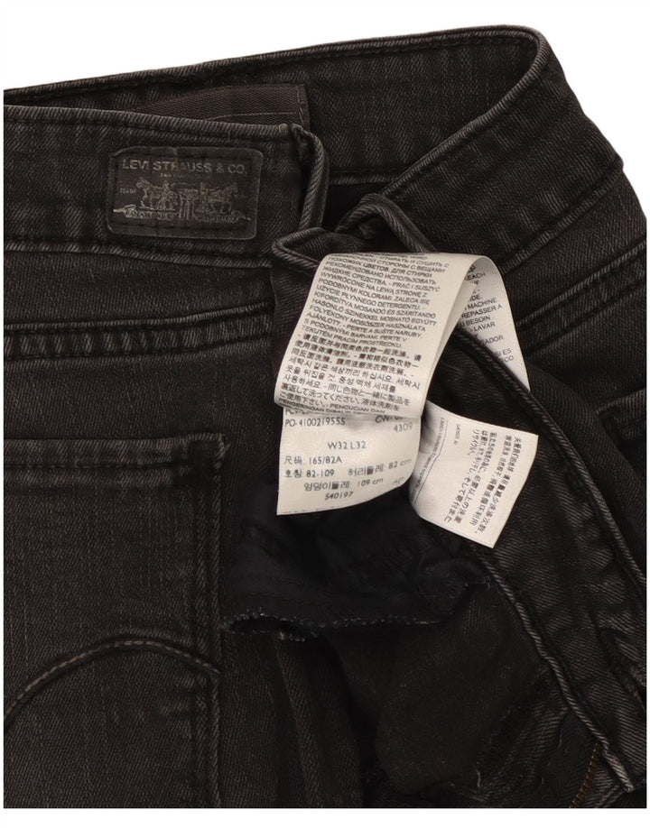 Damskie legginsy Levi's Bootcut W32 L32 Czarna bawełna