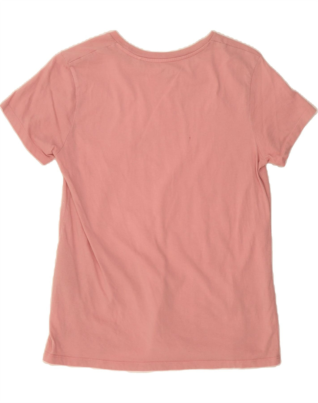 LEVI'S Womens Graphic T-Shirt Top UK 12 Medium Pink Cotton Vintage Levi's and Second-Hand Levi's from Messina Hembry 