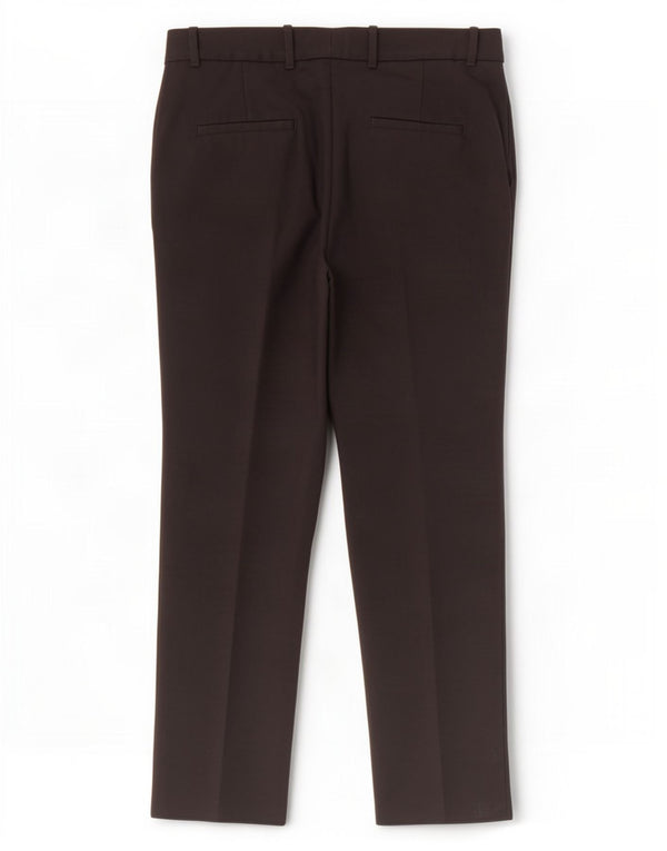 Zara Womens Crop Slim Suit Trousers EU 38 Small W28 L26 Black