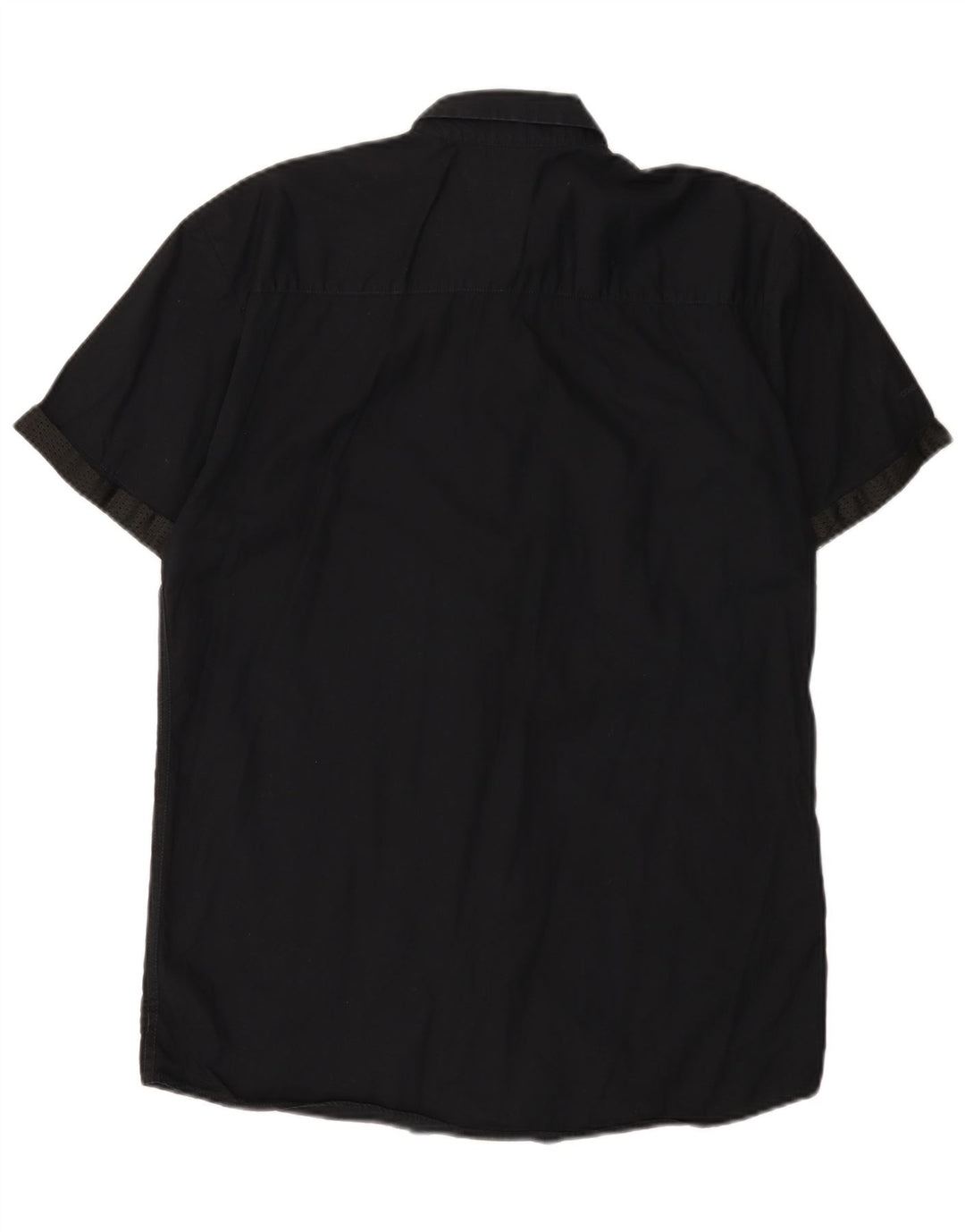 Męska koszula z krótkim rękawem Jack & Jones, duża, czarna, bawełniana