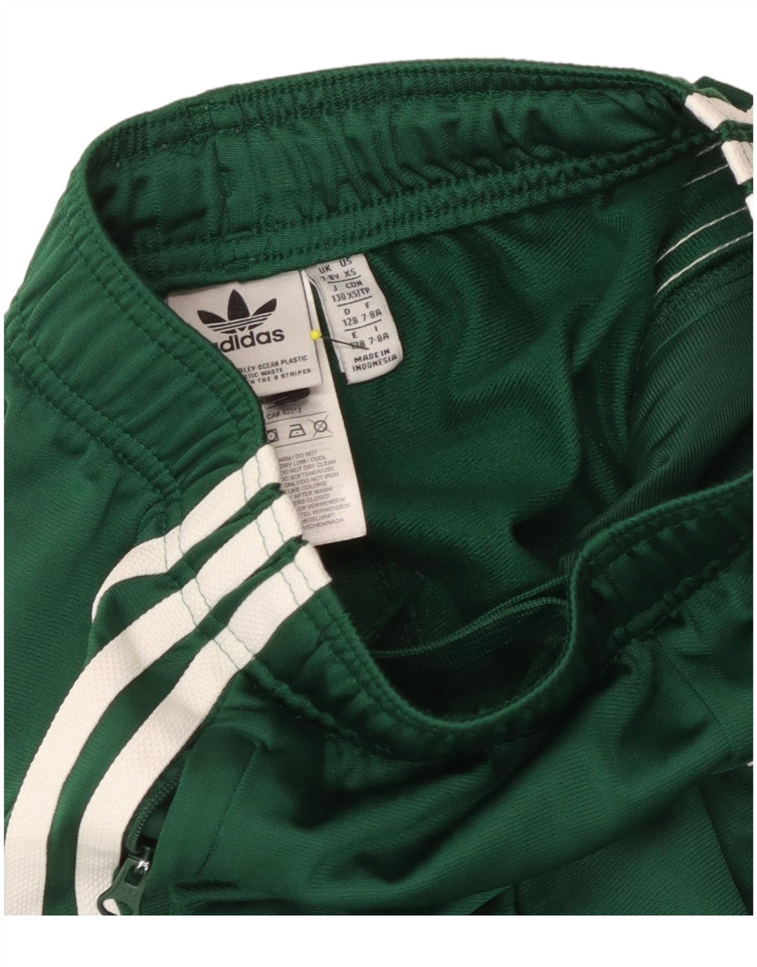 Adidas Chłopięce Spodnie Dresowe Joggery 7-8 Lat Zielony Poliester