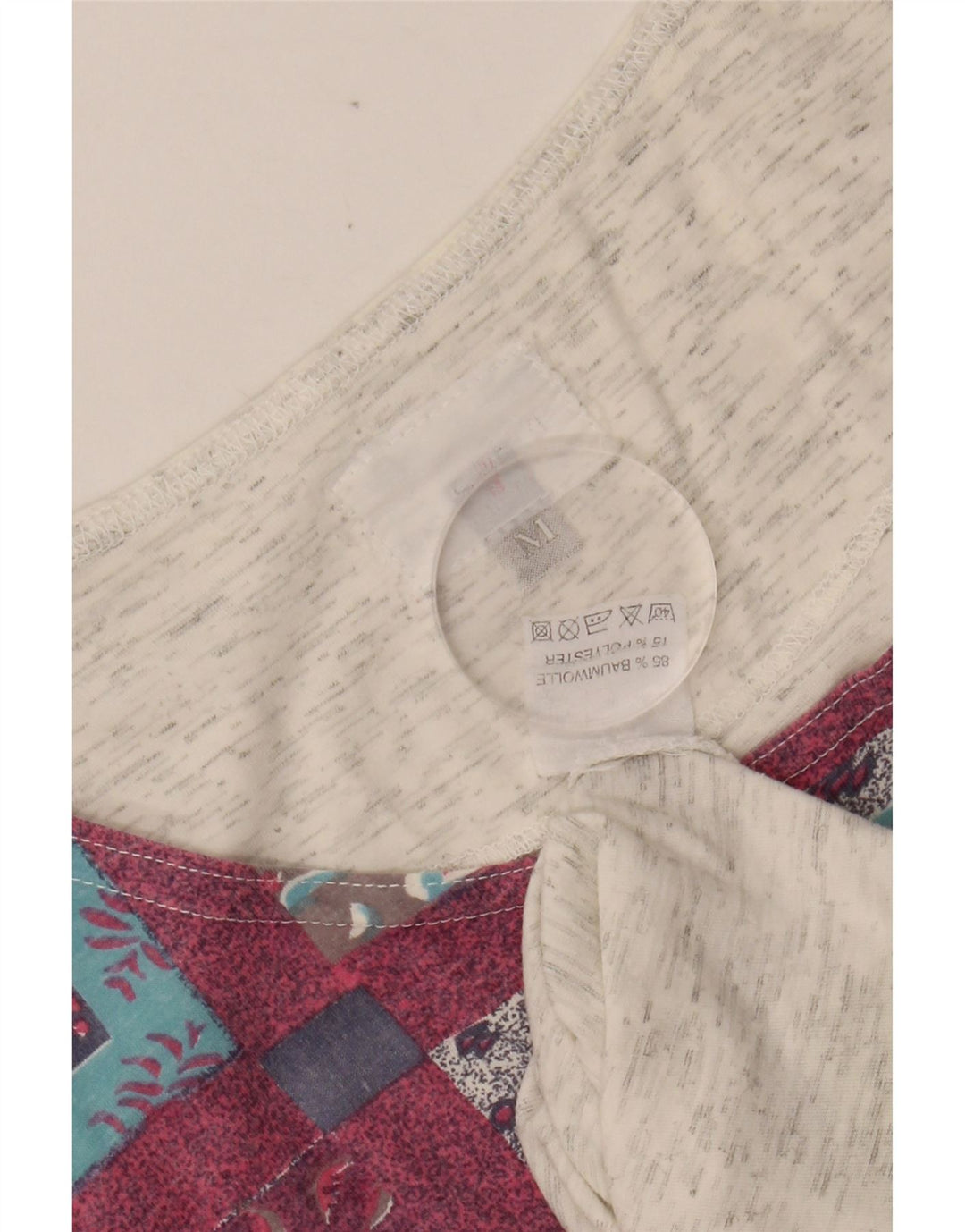 TAKE FIVE Męska kamizelka z grafiką, bawełniana, w kolorze średnioszarym